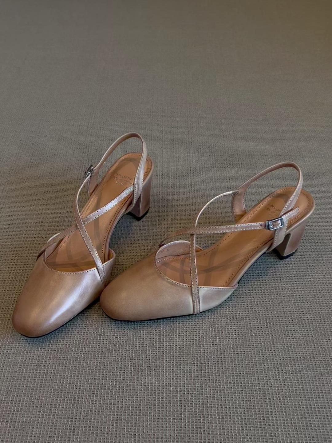 

Retro wind wash cross with bag head sandals women s summer beautiful skirt flats 35