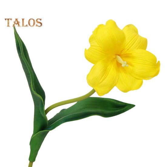 Simulated Tulips Bouquet Realistic Fake Flowers Home Decor Artificial Tulip Arrangement with Bendable Stems