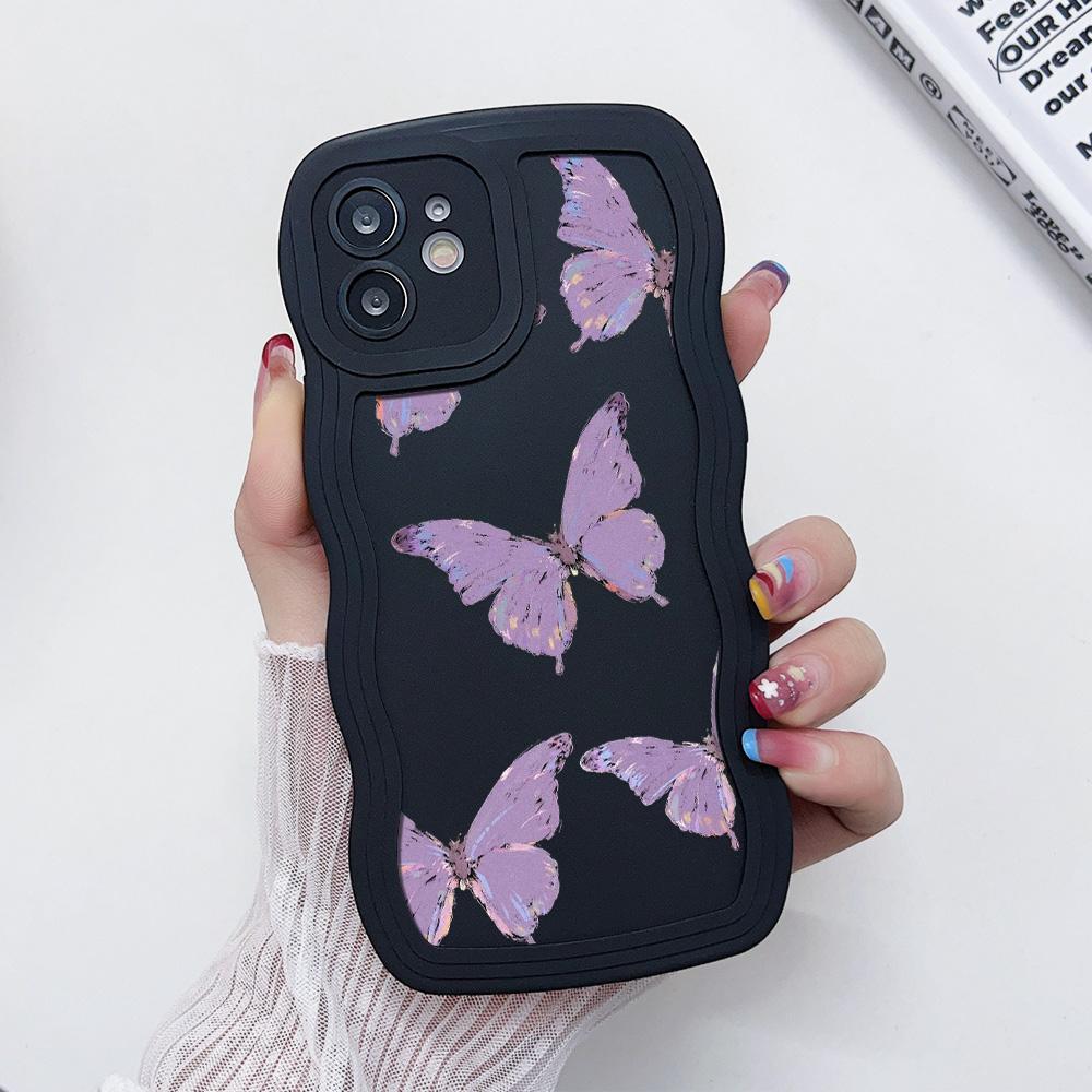 Love Heart Wave Phone Case For iPhone 6s Case iPhone 8 SE 2020 7 Plus 16 Pro Max 11 13 15 14 12  Silicone Shockproof Cover Funda