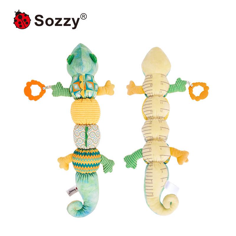Sozzy Chameleon Plush: Color-Changing, Soothing Music Baby Toy for Newborns and Infants (0-1 Year) Educational & Enlightenment.