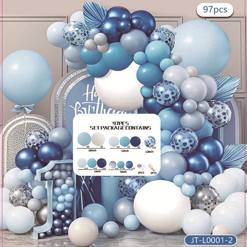 Opening Arch Balloon Chain Birthday Balloon Arrangement Decoration Party Package Set Premium Scene Supplies