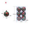 6PCS DIY Christmas Ball Pendant Paintings Xmas Tree Ornament New Xmas Tree Charm  New Year