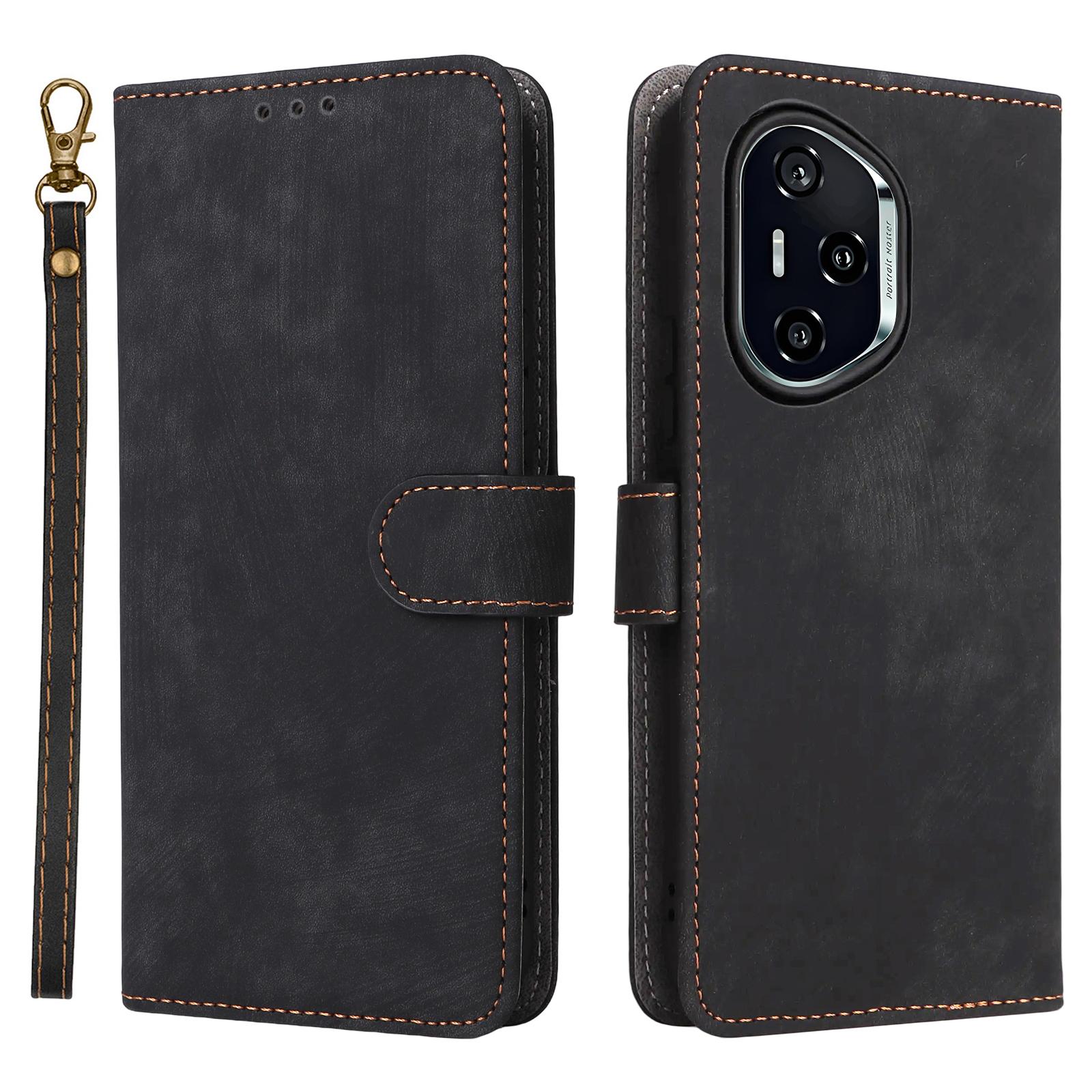 

Для Honor 400 Чохол Гаманець RFID Блокування Обкладинка з PU Шкіри Підставка для Перегляду Black