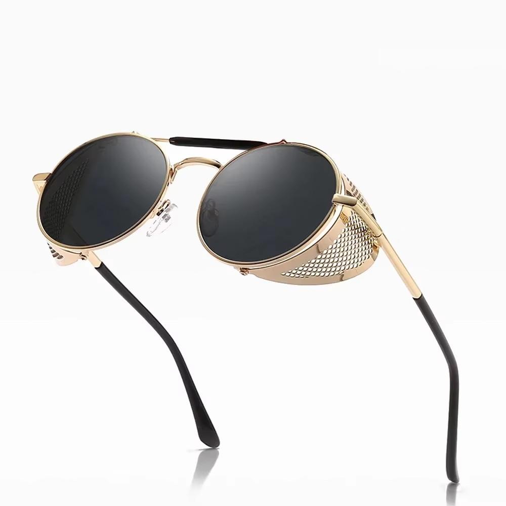 Steampunk Style Brand Designer Sunglasses Oculos De Sol Shades UV Protection Fashion Eyewear