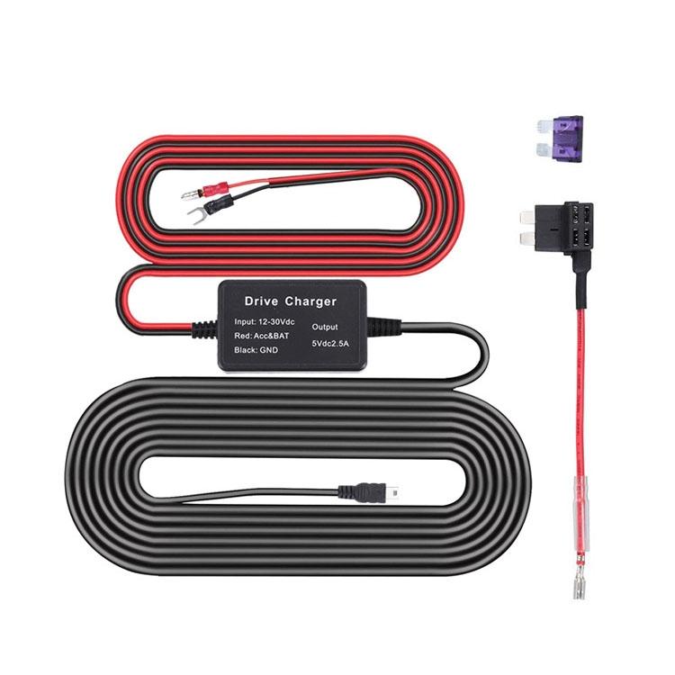 

C301 12V to 5V Car ACC Takes Electricity Buck Cables, Model: MINI Straight Buck Cable + 1 x Take Appliance MINI
