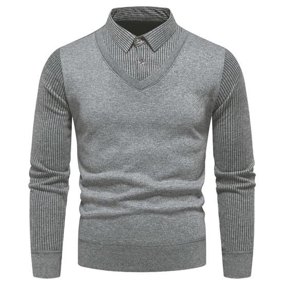 Men's Fall and Winter Slim Knit Sweater