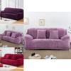 Skin-friendly Stretch Sofa Slipcover Thick Plush Velvet Cover Offering Total Protection
