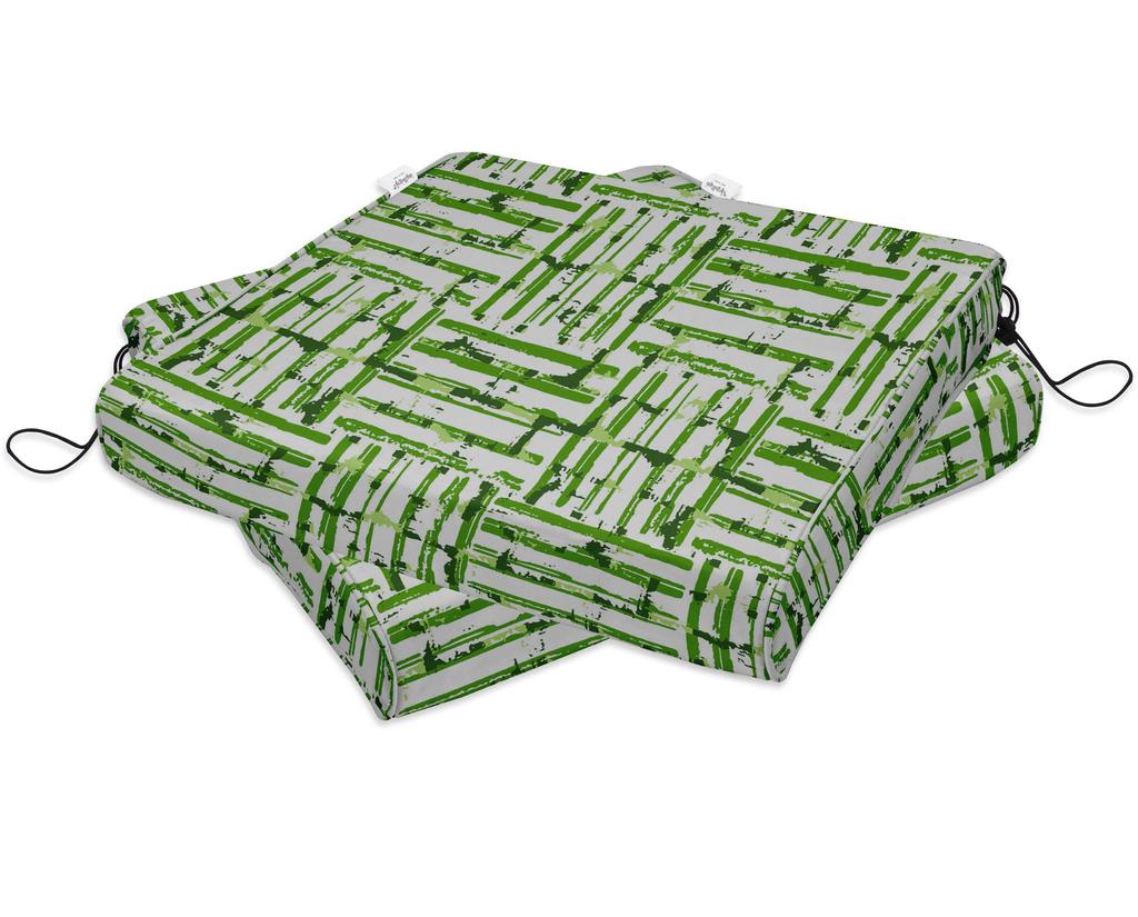 Vargottam Perfect Outdoor Indoor Square Corner Seat Cushions Water-Resistant Lounge Chair 18.5" X 16" Home Office Patio Furniture