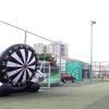 Velcro Surface Sticky Soccer Ball Inflatable Target Shooting Ball  For Outdoor Games