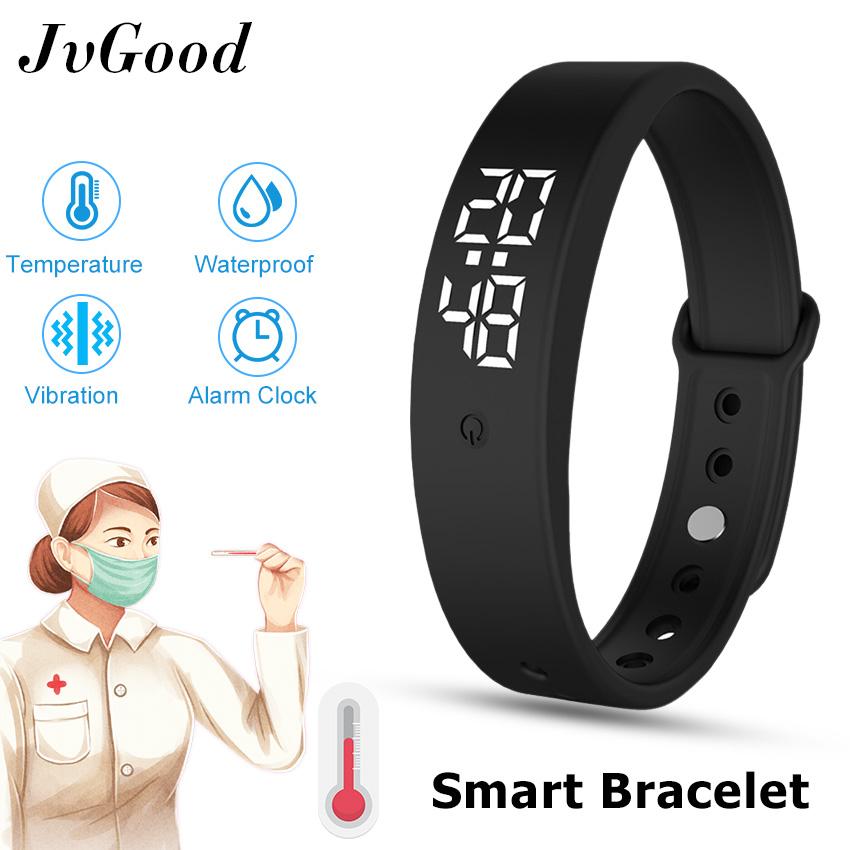 Relojes inteligentes Temperatura corporal Reloj inteligente IPX57 Pulsera  inteligente impermeable Pulsera inteligente multifuncional LED comprar a  buen precio — entrega gratuita, reseñas reales con fotos — Joom