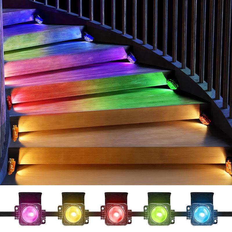 Smart Colorful LED Pathway Lamp with Bluetooth App Voice Control for Indoor/Outdoor Decoration