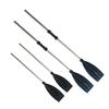 2Pcs Canoe Paddles Aluminum Shaft Multipurpose Practical Supplies Boat Paddles