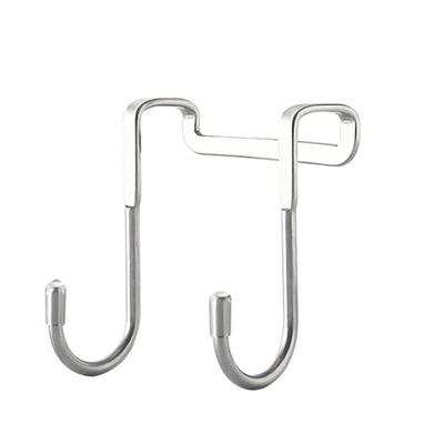 Double S Shaped Hook Stainless Steel Over The Door Drawer Cabinet Hanger Door Back Hanging Storage