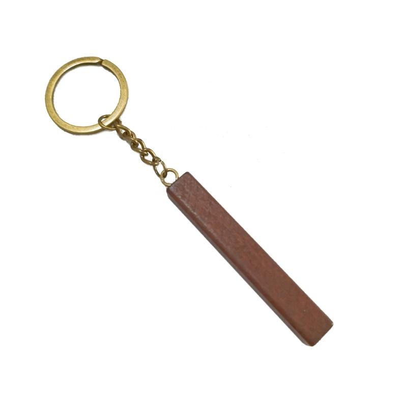 Wood Engraving Blanks Rectangle Blank Wood Key Chain Wood Blanks Keychains DIY Gifts Engrave Crafts for Keychains