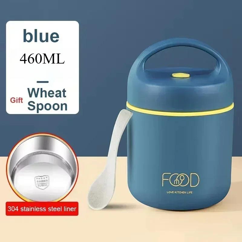 Thermische Lunchbox Edelstahl Auslaufsicher Lebensmittel Tragbar Thermobehälter Isolierter Suppenbecher Hohe Kapazität Bento Thermosbehälter