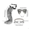 Adorable Animal Costume Set with Ears, Collar, and Tail for Theme Parties Festive Celebrations