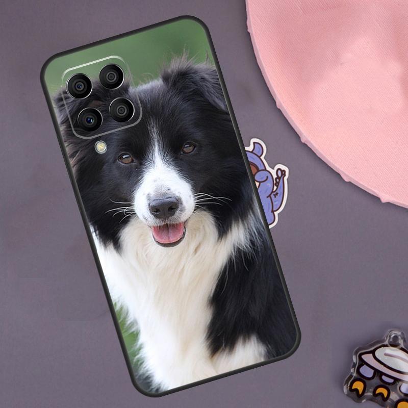 Border Collie Dog Case For Samsung Galaxy M13 M33 M53 M20 M30s M31s M12 M32 M52 M11 M21 M51 M14 M34 M54 M55