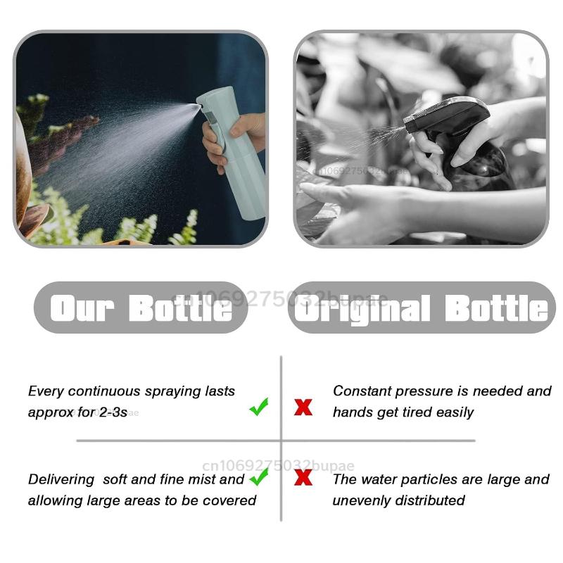 Xiaomi Continuous Spray Oil Spray Bottle Plastic Baking Oil Spray Bottle BBQ Cooking Garden Plant for Hair Salon Daily Moisturizing