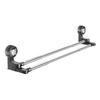 Yipan Rotating Suction Cup Double-Bar Ret Retractable Towel Rack