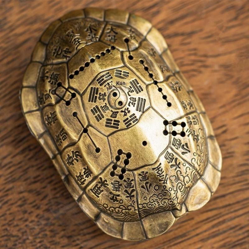Traditional Chinese Tortoise Incense Holder - Zen Meditation & Bagua Suitable For Home Temple Zen Room Decor Meditation Ornament