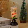 Christmas Decorations Candle Light Snow Cartoon Christmas Crystal Ball Light Creative Christmas Ornament Light