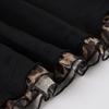 European & American Sexy Leopard Print Color Block A-Line Lace Tie-Up Camisole