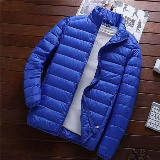 Men's Slim Fit Lightweight Hooded Down Cotton Jacket - Winter 2025 Edition