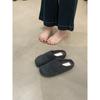 Thick-soled velvet Birkenstocks with one foot and fluffy slippers for women to wear autumn and winter Birkenstocks