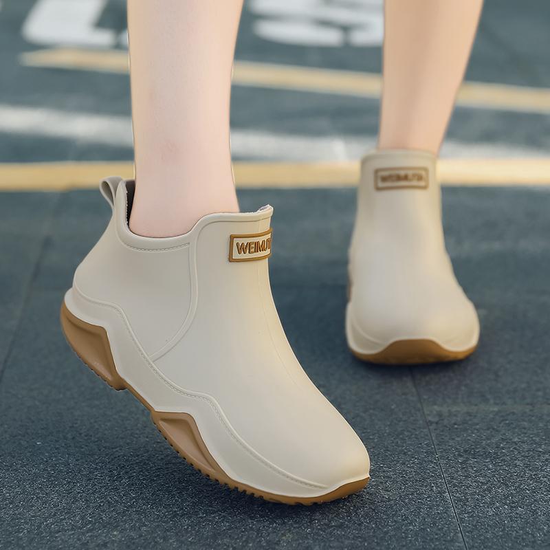 Herren- und Damen-High-Top-Freizeit-Regenstiefel, wasserdichte Outdoor-Schuhe, modische Regenstiefel, Koch-Herrenschuhe