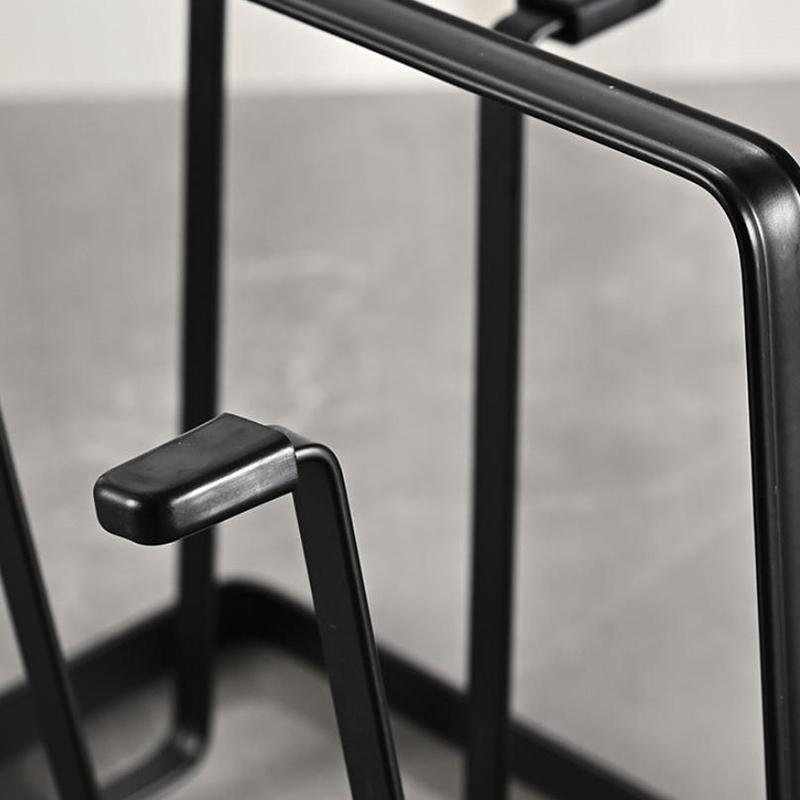 1Pieces Steel Bottle Cup Hanging Drying Rack 6 Hook Organizer For Drinking Glass Containers Outdoor Tableware