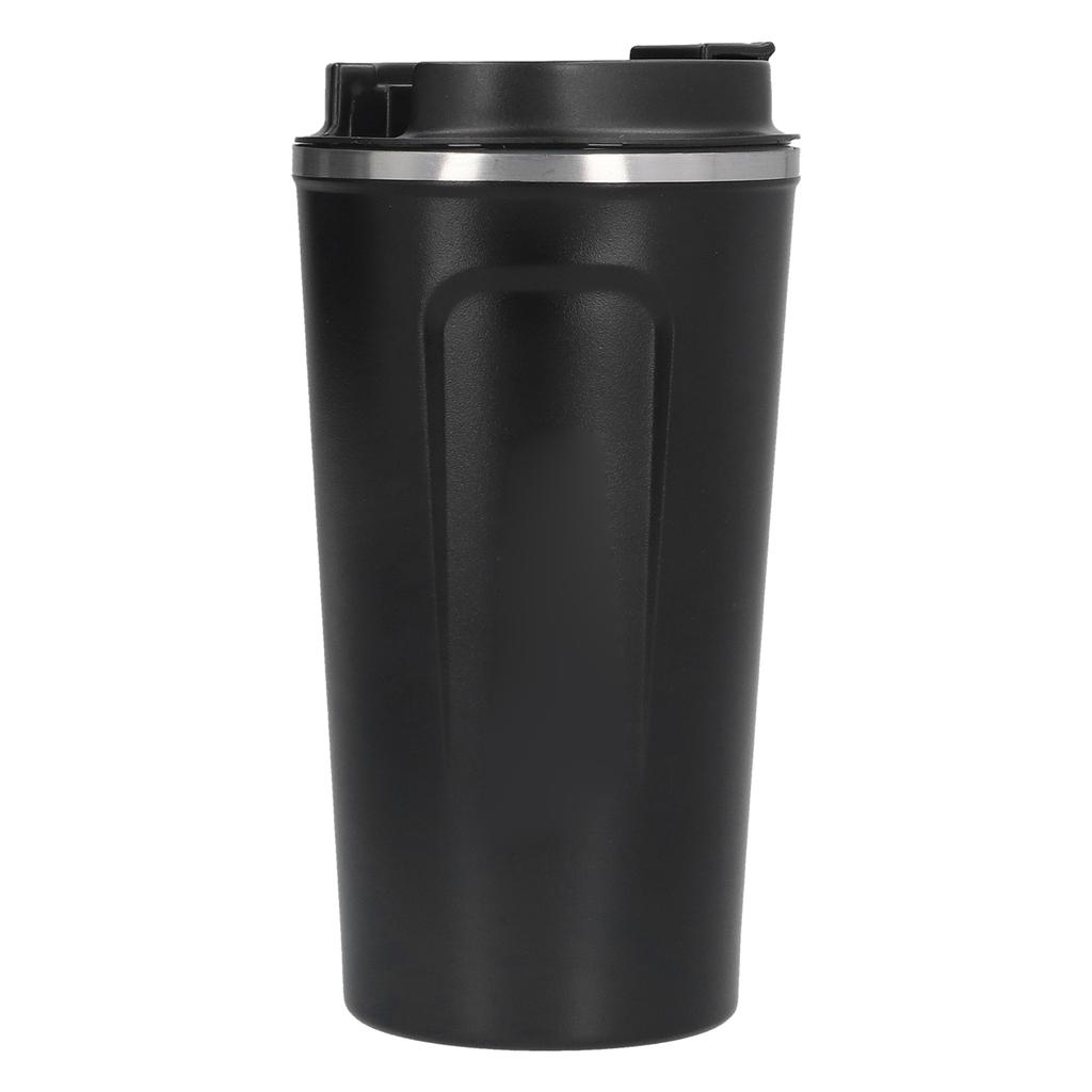 510ml Coffee Cup Double Wall Stainless Steel Insulated Coffee Mug Portable Vacuum Cup for Car Travel Black