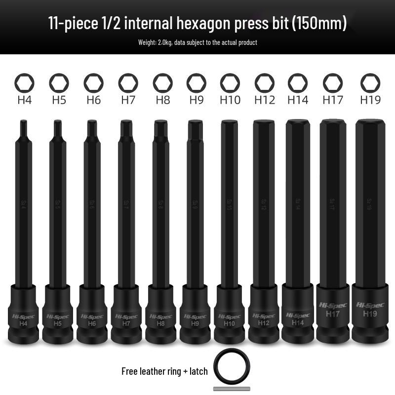 Hexagonal S2 Electric Impact Wrench Screwdriver Bit