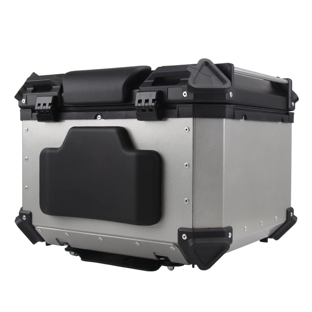 AL-mart Universal Motorcycle Rear Box Cushion, Trunk Pad, Backrest, Rear Saddlebag Cushion, Choose from 2 Types