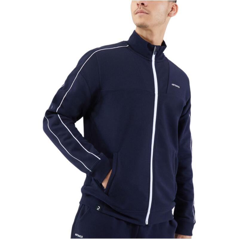 

DECATHLON Дышащая теннисная футболка с длинным рукавом на молнии мужская XXL