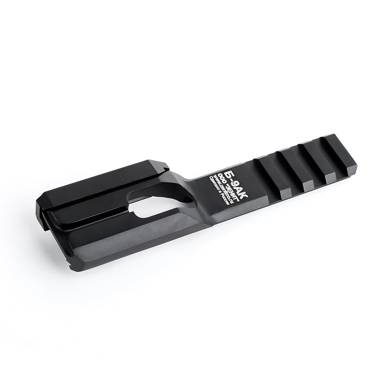 WADSN B-9AK Type Rail Offset Mount for Klesch 2P 2U M300, M600, X300, and X400 Flashlights, Extension Base, Compatible with 20mm Rails