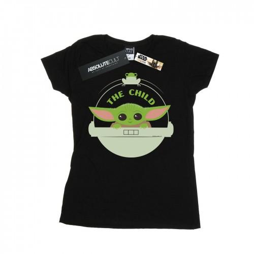 Star Wars Womens/Ladies The Mandalorian The Child And Frog Cotton T-Shirt