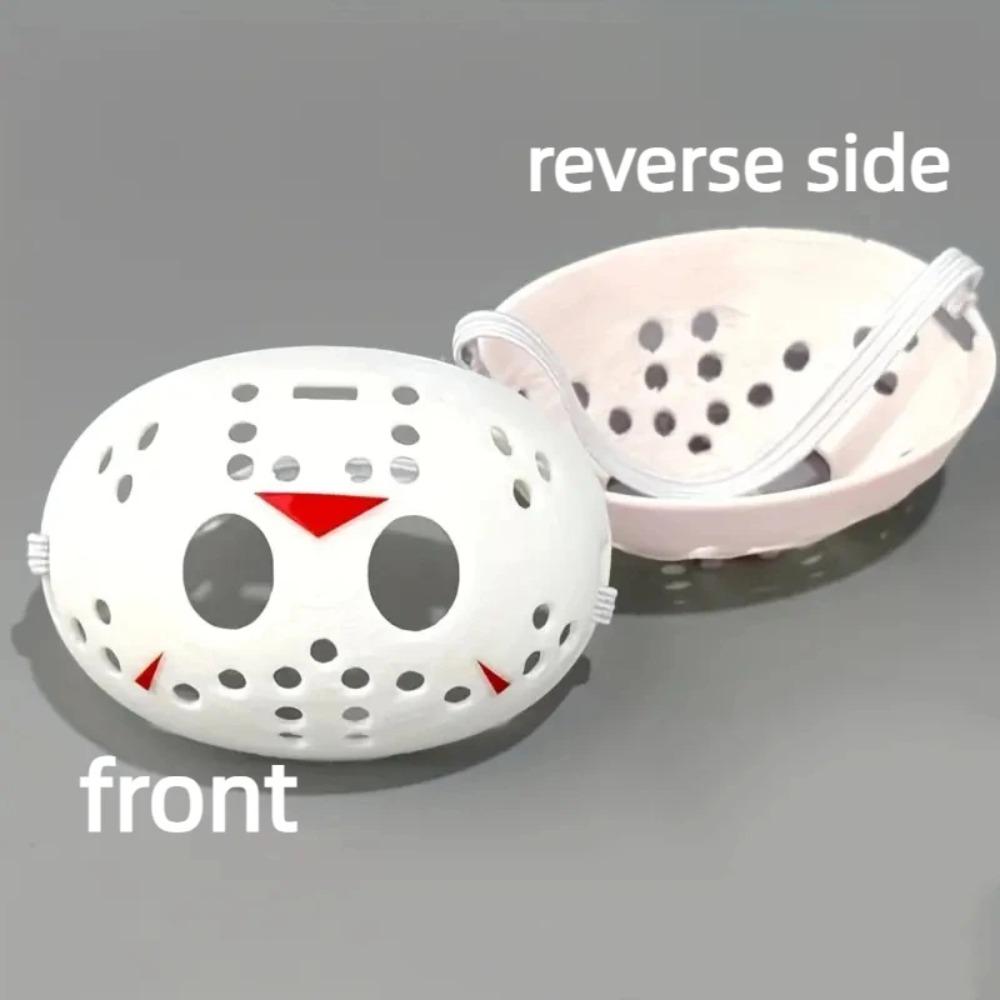 24 New Mask For Labubu Halloween Doll Accessories Trick Or Treat Jason Black White Ghost Clown Ghost Gas Mask Pink Cat Funny Toy