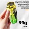 3LED Super Bright Flashlight Portable Mini Burst Flash Torch Rechargeable Outdoor Waterproof Emergency Spotlight with Pen Clip