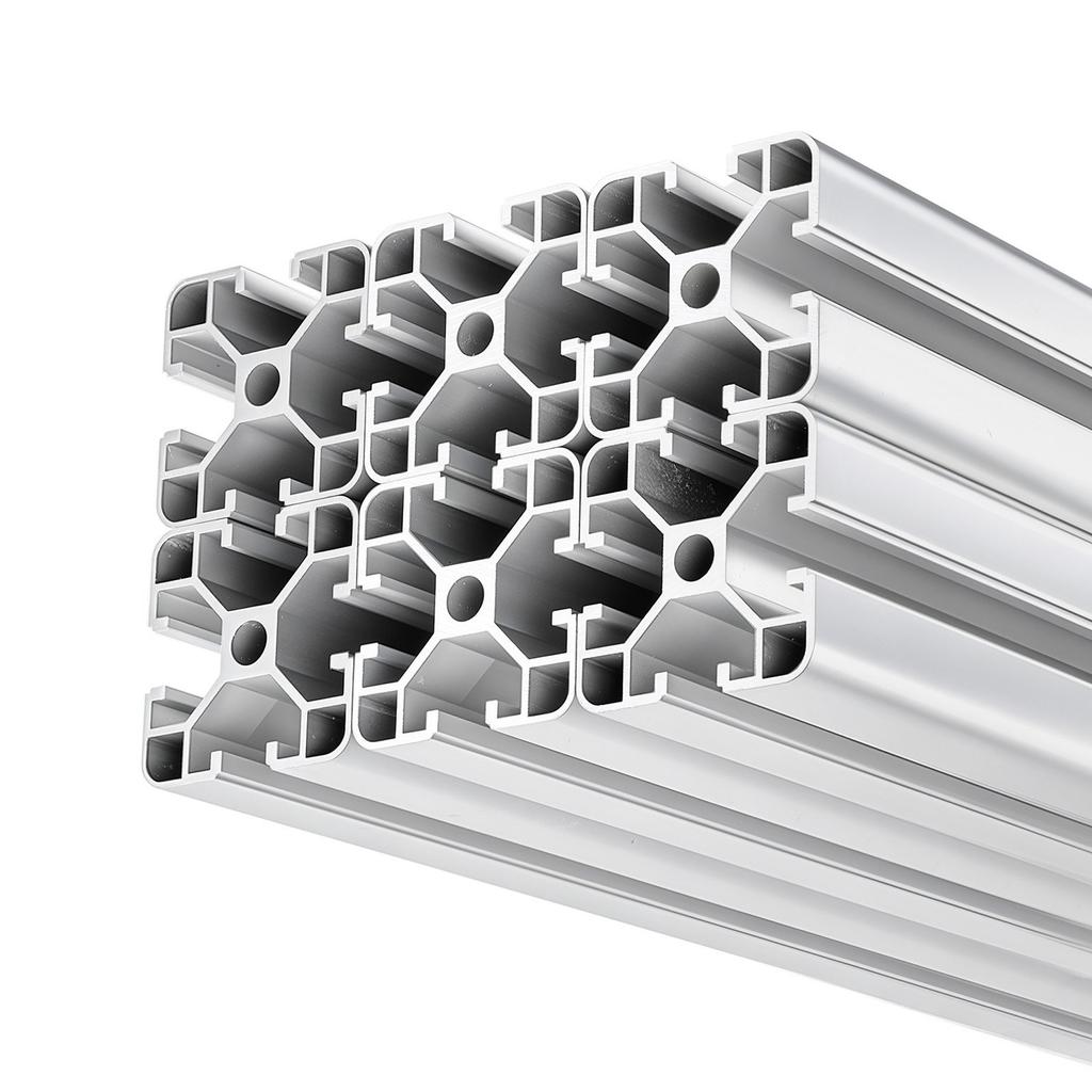 6PCS 4040 Aluminum Extrusion Profile, 78.74 Inch 2000 mm, T Slot European Standard Anodized Linear Rail, High-Strength Extruded Aluminum Rail, for 3D
