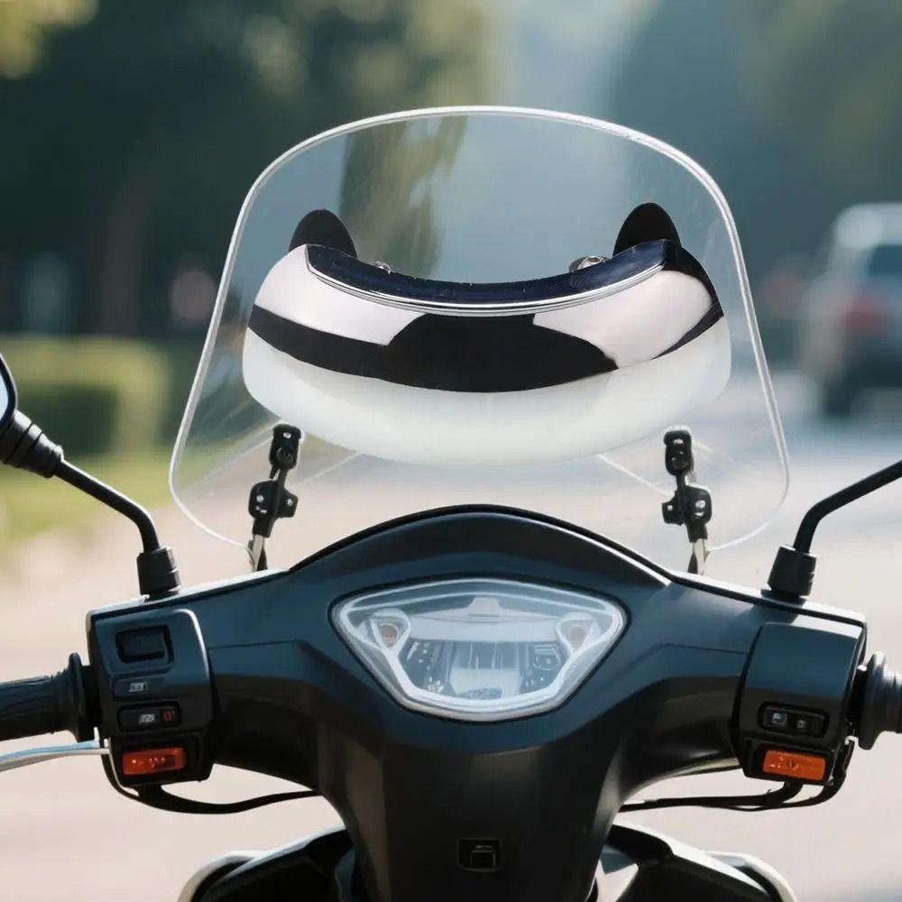 Blind Detection Motorcycle Rearview Mirror Clear Parabolic HD Convex Mirror Scooter