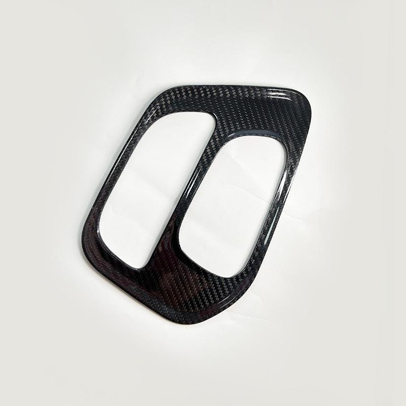 For Dodge Challenger GT SRT SXT 2015-2020 1pcs Real Carbon Fiber Center Gear Shift Panel Cover Trim Car Interior Accessories