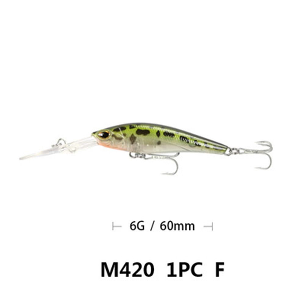 Diving Winter Fishing Crankbaits Fish Hooks Minnow Lures Deep Diving Minnow Baits Long Casting Lure