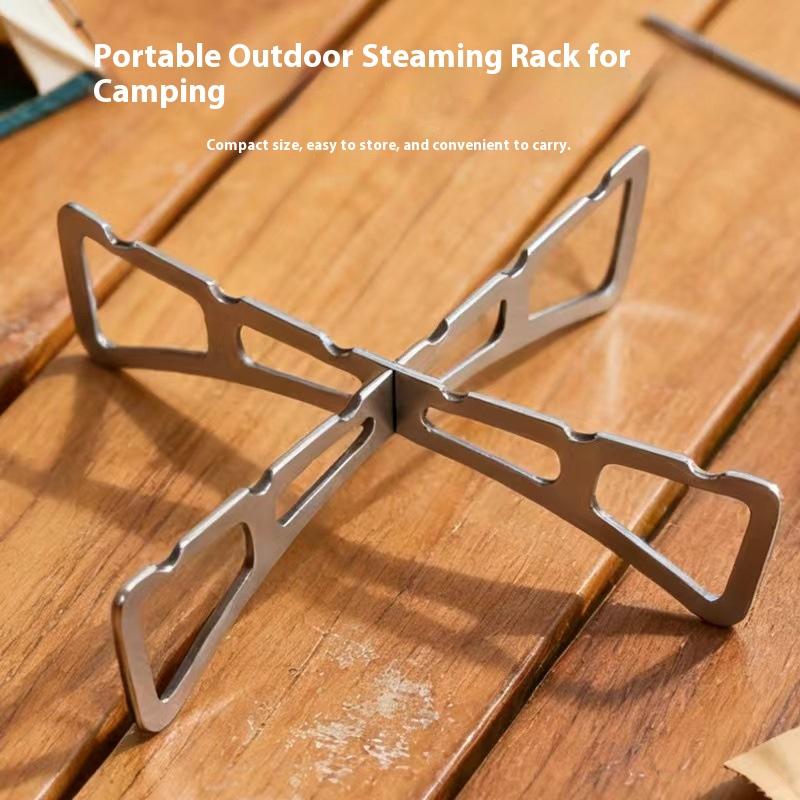 Outdoor Stainless Steel Cookware Steamer Rack Cooking Baking Pot Stand Portable Grill Food Accessories Kitchen Steaming Racks