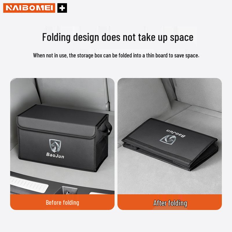 Compatible Car Trunk Organizer for Baojun 560, 730, 510, 310, KiWi, RC3.