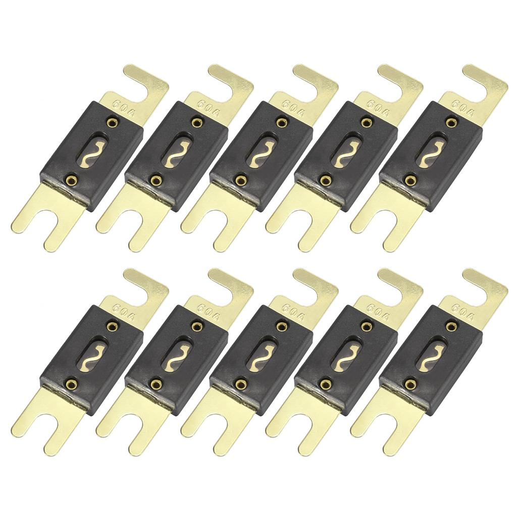 X AUTOHAUX ANL Fuse Replacement 60A for Car Truck Motorcycle Boat Audio CD 10pcs