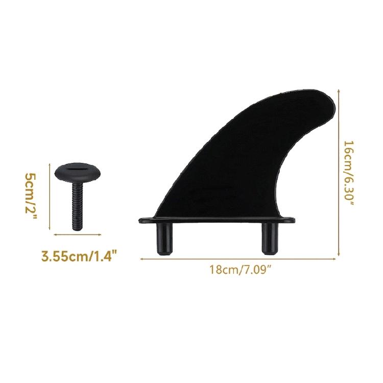 3 Pcs Durable Surfing Fins and Screws Set TPU Soft Tops Surfs Fins Replacement