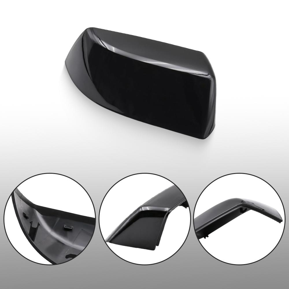 2Pcs Car Side Wing Rearview Mirror Cover Shell Housing Cap For Chevrolet Suburban 2015-2020 GMC Yukon 2015-2020