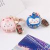Japanese Cartoon Cute Lucky Cat Keychains Car Bag Decor Bell Pendent Charm
