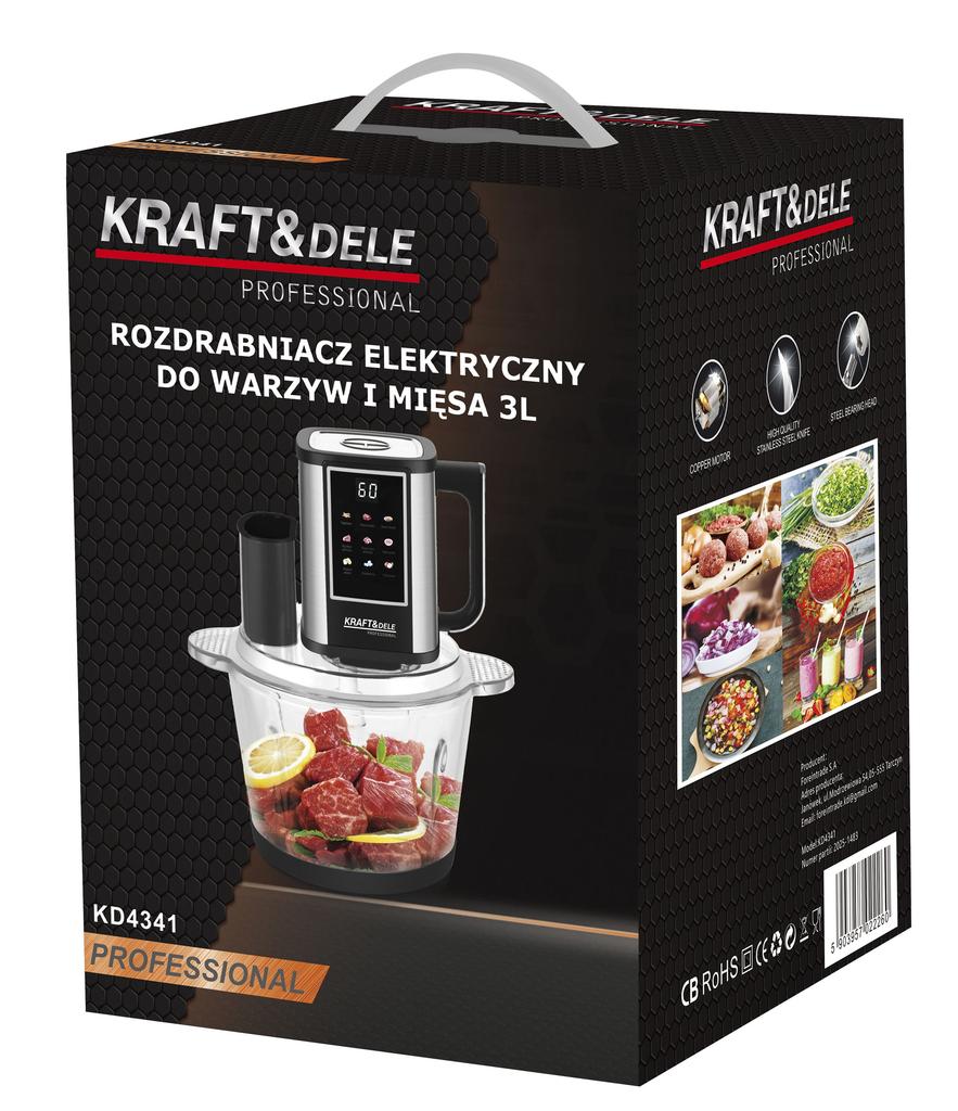 Electric Vegetable and Meat Chopper 3L 550W KD4341