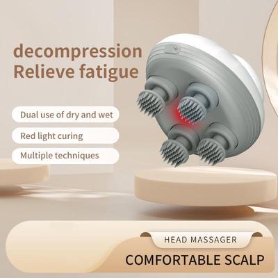 Portable Electric Scalp Massager for Head Therapy and Stress Relief